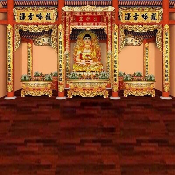 Không gian thờ Chùa đẹp