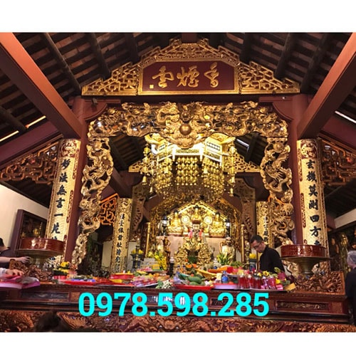 Không gian thờ Chùa đẹp