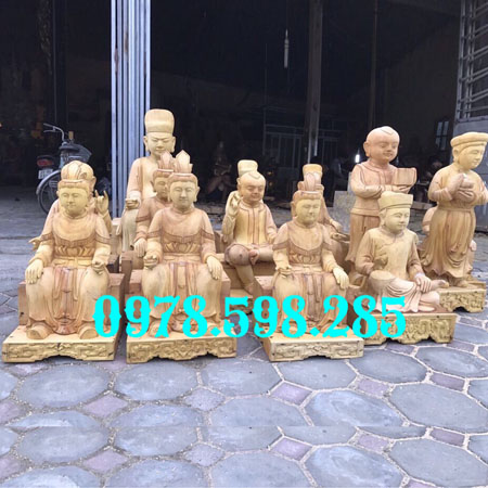 Lô Tượng thờ Đền - Điện - gỗ mít - mộc đẹp