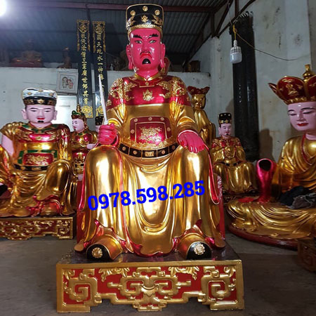 Tượng đức chúa ông - gỗ mít - sơn thếp