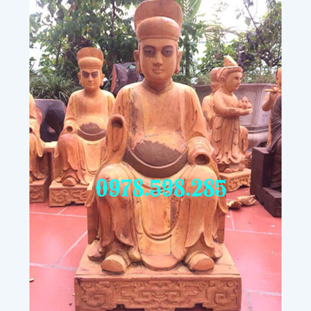 Tượng Ngũ vị tôn ông - mộc - gỗ mít