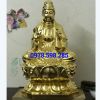 tuong-phat-bo-tat-go-huong-do-thep-vang - ảnh nhỏ  1