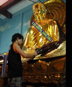 chuyên thếp vàng tượng phật