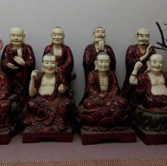 tượng thập bát la hán - sơn giả cổ