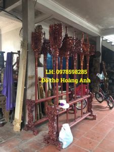Bộ Bát Bửu gỗ dổi làm giả cổ đẹp