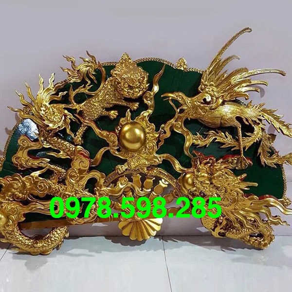 Quạt thờ tứ linh